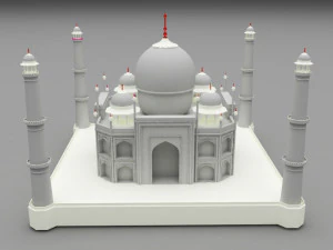 taj mahal 3D Model