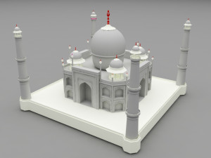 taj mahal 3D 模型