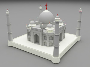 taj mahal 3D 模型