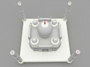 taj mahal 3D 模型