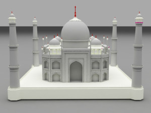 taj mahal 3D 模型