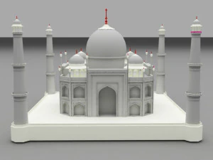 taj mahal 3D Model