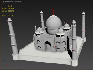 taj mahal 3D 模型