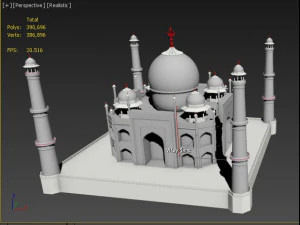 taj mahal 3D Model