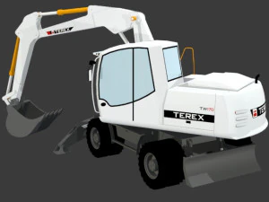 terex tw 170 3D Model