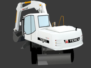 terex tw 170 3Dモデル