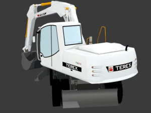 terex tw 170 3D Model