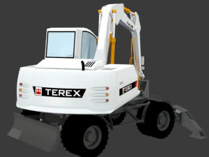 terex tw 170 3D Model