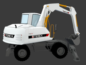 terex tw 170 3Dモデル
