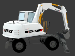 terex tw 170 3D Model