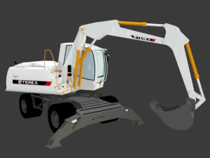 terex tw 170 3D Model