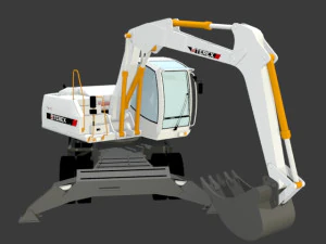 terex tw 170 3D Model