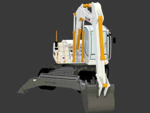 terex tw 170 3D Model