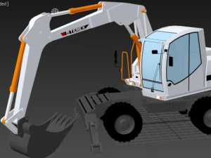terex tw 170 3D Model