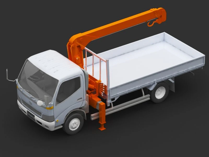 toyota truck 3D Model .c4d .max .obj .3ds .fbx .stl .blend 