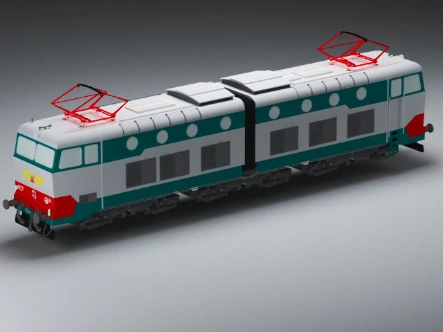 train 3D Model .c4d .max .obj .3ds .fbx .stl .blend 