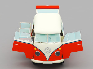 vw samba 3D-Modell