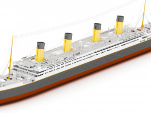 titanic 3D Model