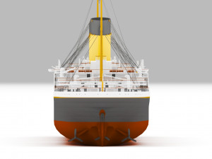 titanic Model 3D