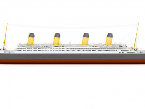 titanic Model 3D