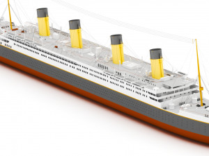 titanic Model 3D