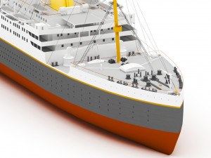 titanic Model 3D