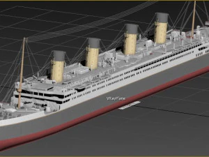 titanic 3D Model