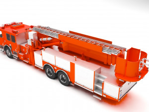 fire truck Modèle 3D