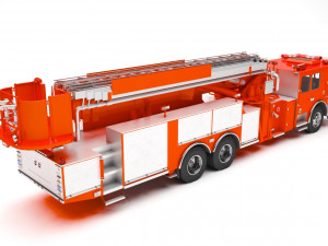 fire truck Modèle 3D