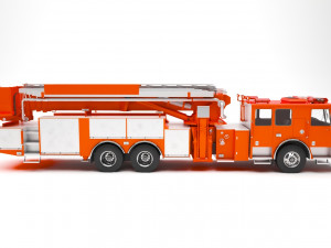 fire truck Modèle 3D