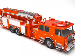 fire truck Modèle 3D