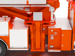 fire truck Modèle 3D