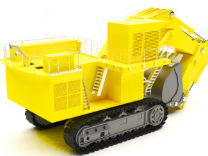 excavator Modèle 3D