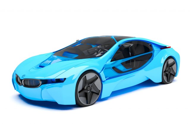 concept car 3D 模型 .c4d .max .obj .3ds .fbx .stl .blend 