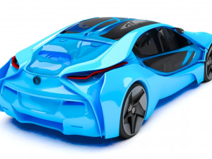 concept car 3D 模型