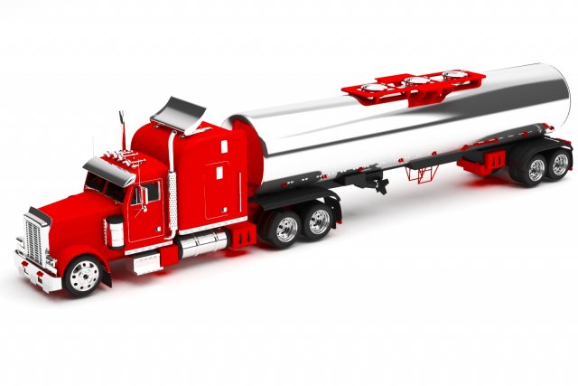 tanker vehicle Model 3D .c4d .max .obj .3ds .fbx .stl .blend 