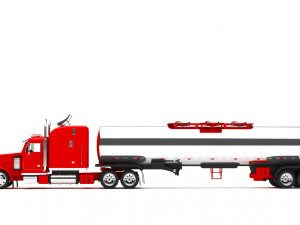 tanker vehicle Model 3D