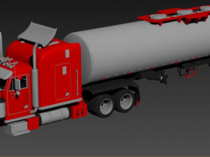tanker vehicle Model 3D