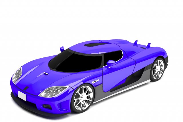 sport car 3Dモデル .c4d .max .obj .3ds .fbx .stl .blend 
