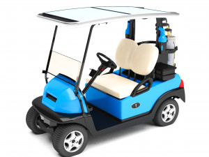golf car 3D-Modell