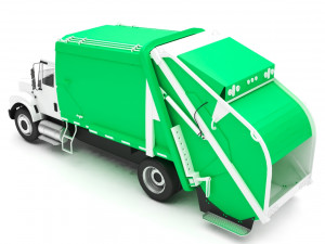 garbage car 3D Model
