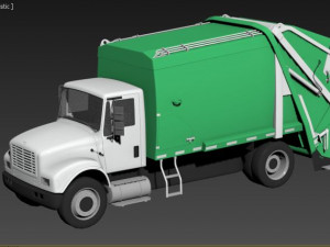 garbage car 3D Model