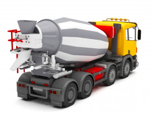concrete car Modello 3D