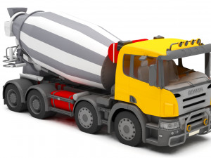 concrete car Modello 3D