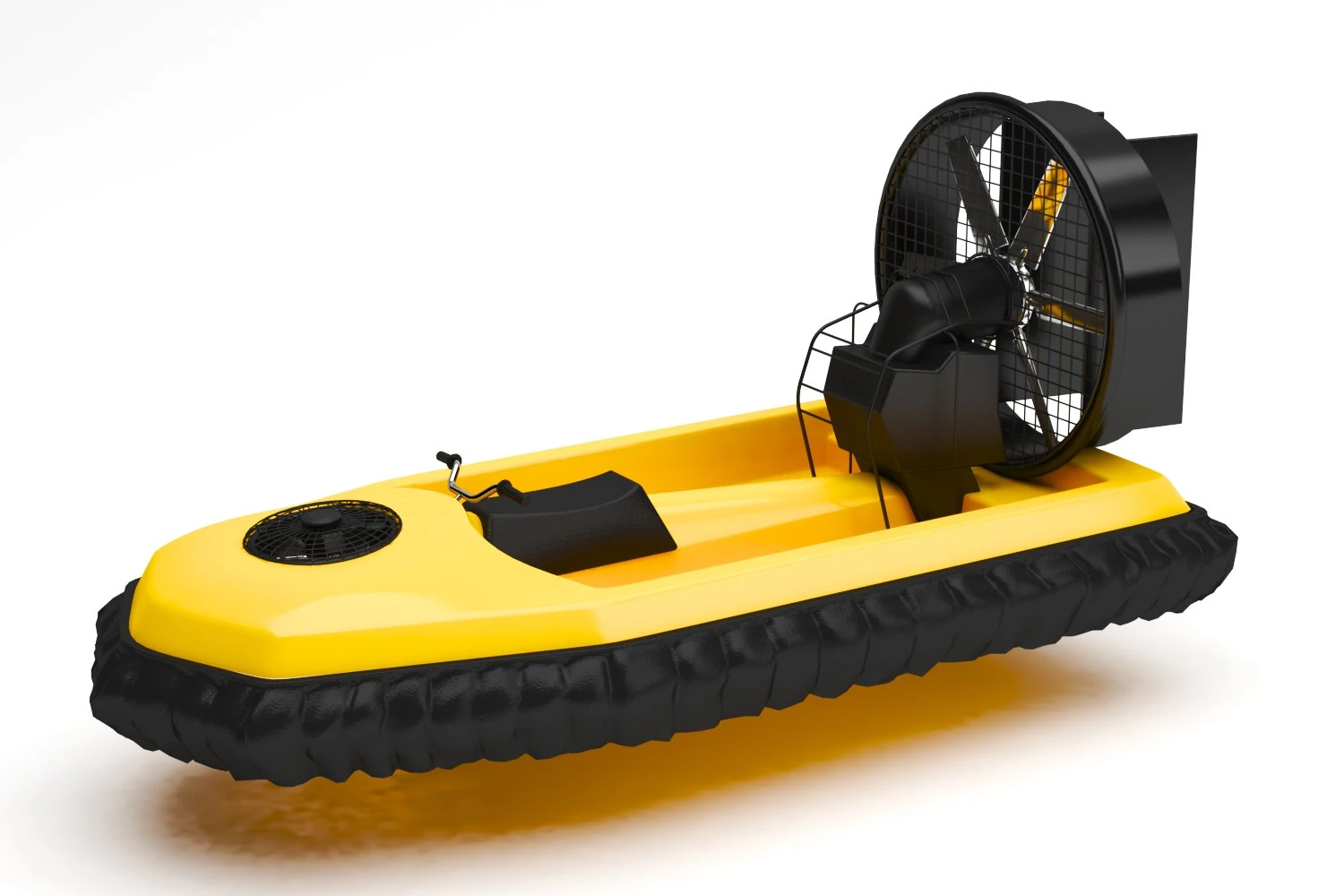 hovercraft 3D Model .c4d .max .obj .3ds .fbx .stl .blend