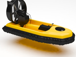 hovercraft Model 3D