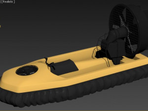 hovercraft Model 3D
