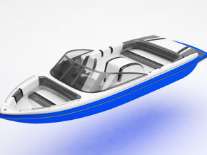 speed boat Modelo 3D