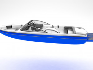 speed boat 3D Модель