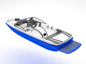 speed boat 3D Model